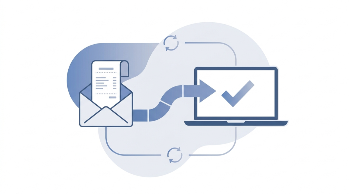 Belege per E-Mail automatisch erfassen — ohne Abtippen
